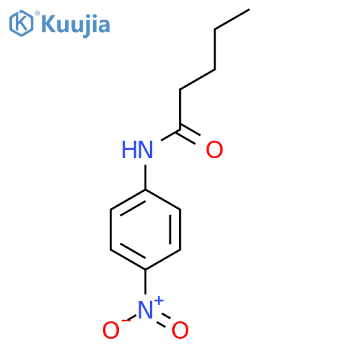 N-(4-nitrophenyl)pentanamide structure