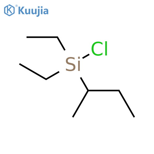 Silane, chlorodiethyl(1-methylpropyl)- structure