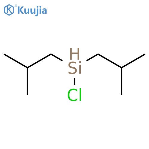 Silane,chlorobis(2-methylpropyl)- structure