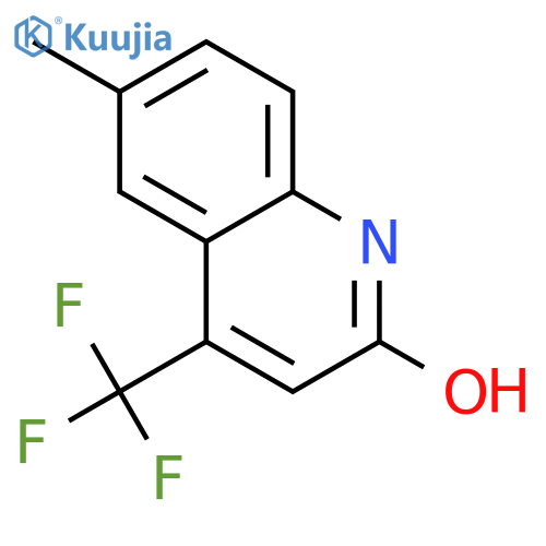 2-Hydroxy-6-methyl-4-(trifluoromethyl)quinoline structure