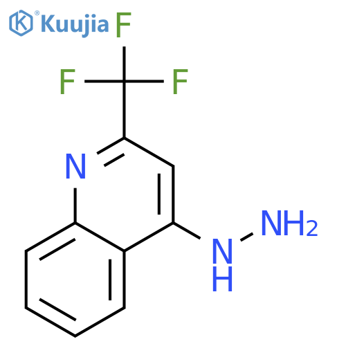 4-Hydrazinyl-2-(trifluoromethyl)quinoline structure
