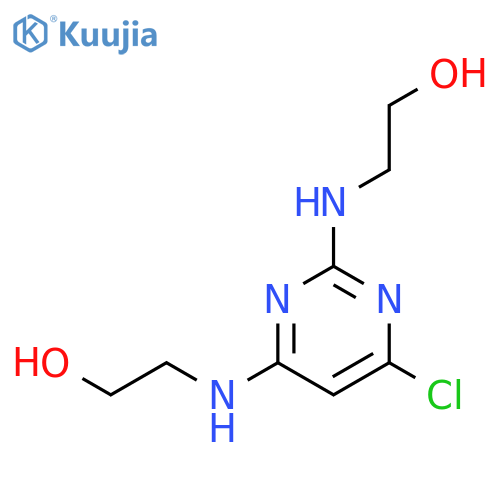 Ethanol, 2,2'-[(6-chloro-2,4-pyrimidinediyl)diimino]bis- structure