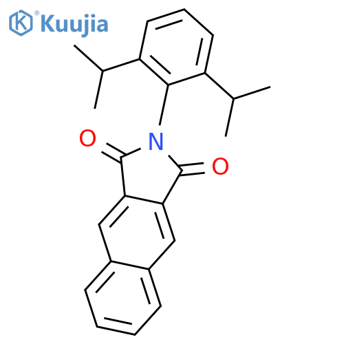 1H-Benz[f]isoindole-1,3(2H)-dione, 2-[2,6-bis(1-methylethyl)phenyl]- structure
