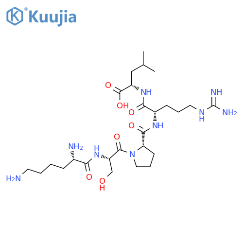 L-Leucine, L-lysyl-L-seryl-L-prolyl-L-arginyl- structure