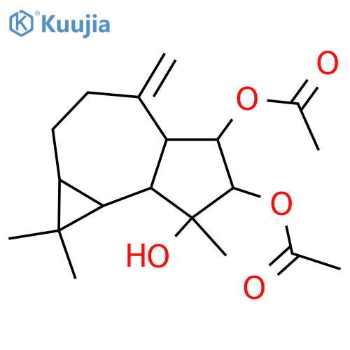 10(14)-Aromadendrene-2,3,4-triol; (1α,2α,3α,4α,5α,6β,7β)-form, 2,3-Di-Ac structure