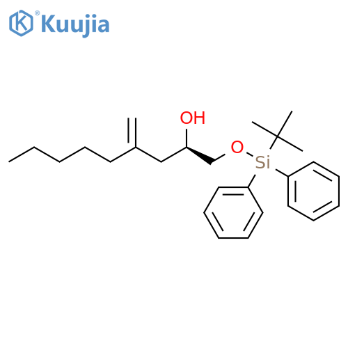 2-Nonanol, 1-[[(1,1-dimethylethyl)diphenylsilyl]oxy]-4-methylene-, (R)- structure