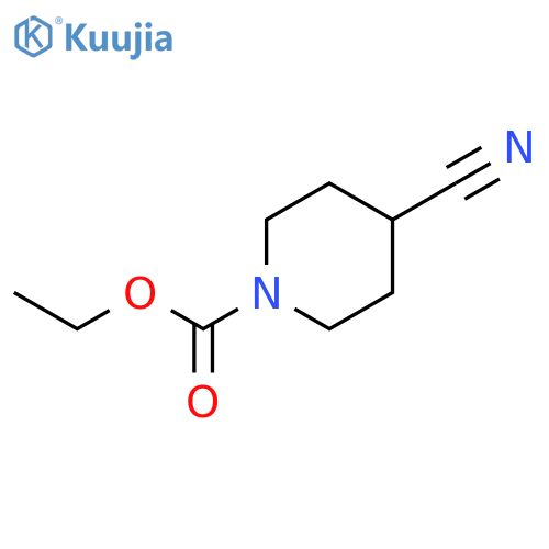 Ethyl 4-cyanopiperidine-1-carboxylate structure