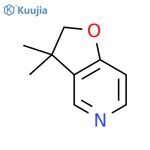 Furo[3,2-c]pyridine,2,3-dihydro-3,3-dimethyl- structure
