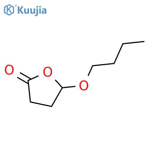 2(3H)-Furanone, 5-butoxydihydro- structure