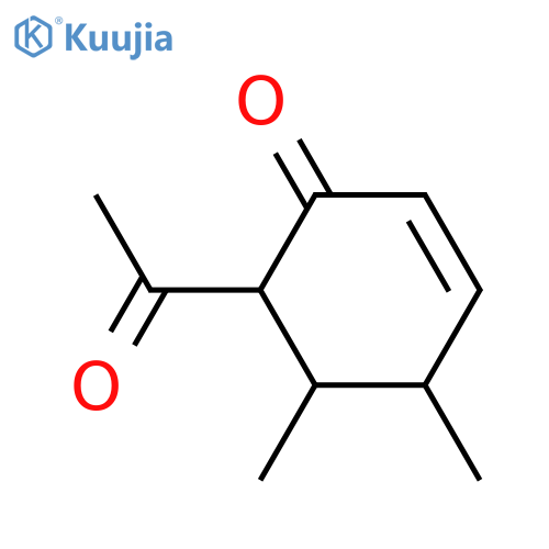 2-Cyclohexen-1-one,6-acetyl-4,5-dimethyl- structure