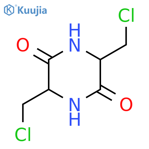 3,6-bis(chloromethyl)-2,5-Piperazinedione structure