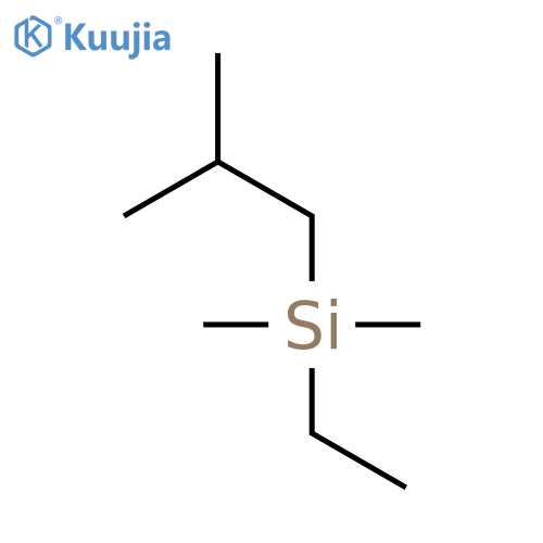 Silane, ethyldimethyl(2-methylpropyl)- structure