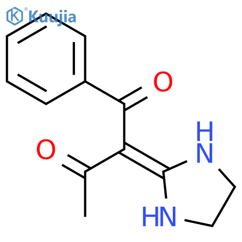 1,3-Butanedione, 2-(2-imidazolidinylidene)-1-phenyl- structure