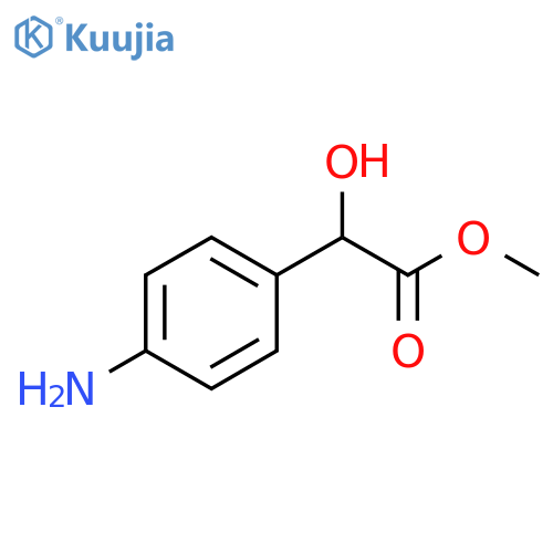 Methyl 2-(4-aminophenyl)-2-hydroxyacetate structure