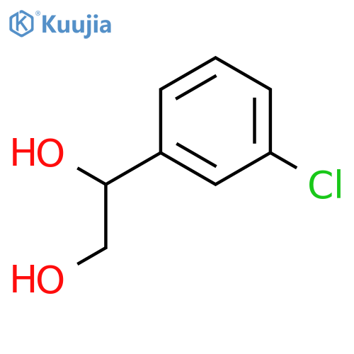 1,2-Ethanediol, 1-(3-chlorophenyl)- structure