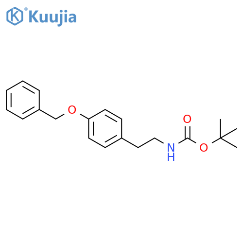 Carbamic acid, [2-[4-(phenylmethoxy)phenyl]ethyl]-, 1,1-dimethylethylester structure