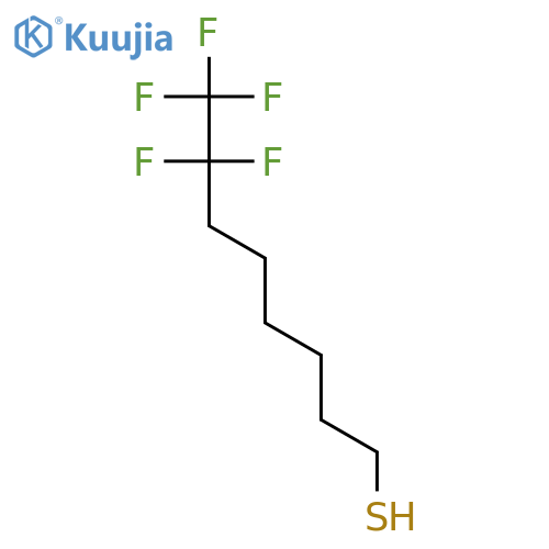 1-Octanethiol, 7,7,8,8,8-pentafluoro- structure
