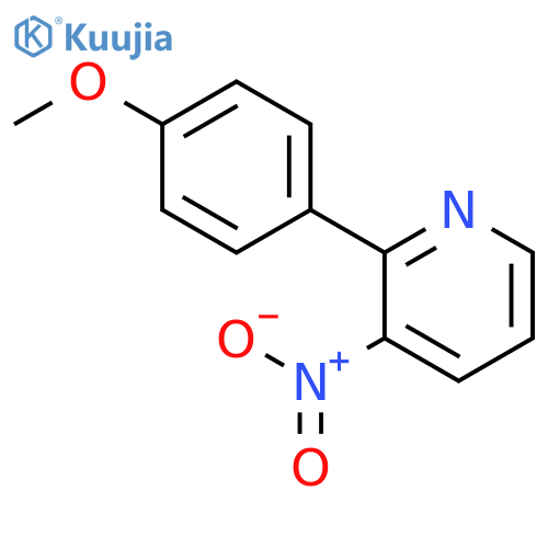 2-(4-Methoxyphenyl)-3-nitropyridine structure