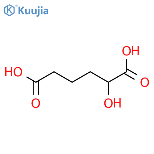 2-Hydroxyadipic acid structure