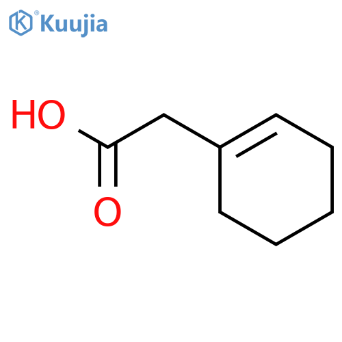 1-Cyclohexenylacetic acid structure