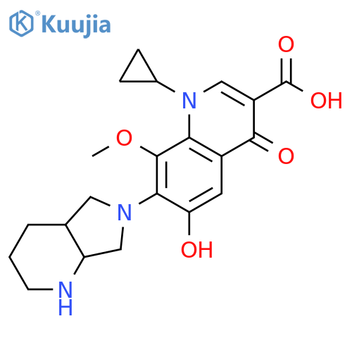 6-Hydroxymoxifloxacin structure
