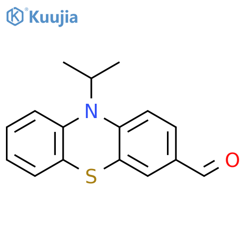 10H-Phenothiazine-3-carboxaldehyde, 10-(1-methylethyl)- structure