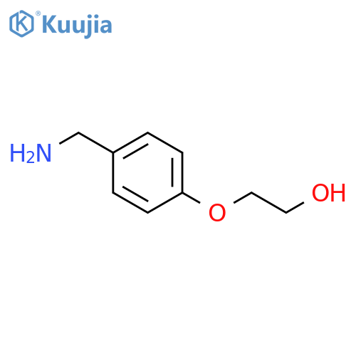 Ethanol, 2-[4-(aminomethyl)phenoxy]- structure
