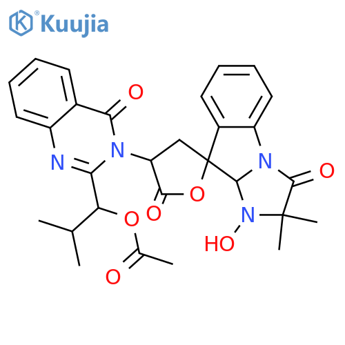 Tryptoquivaline; 27-Epimer structure