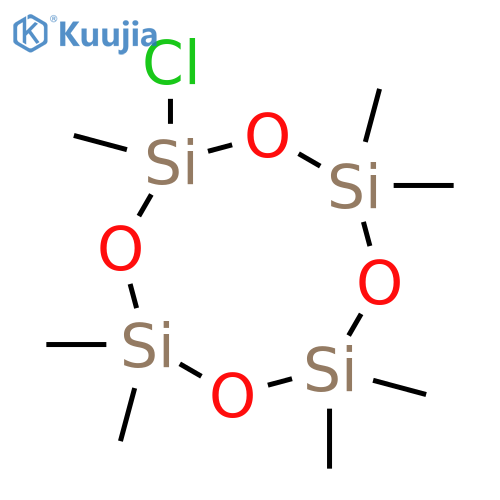 Chloroheptamethylcyclotetrasiloxane structure