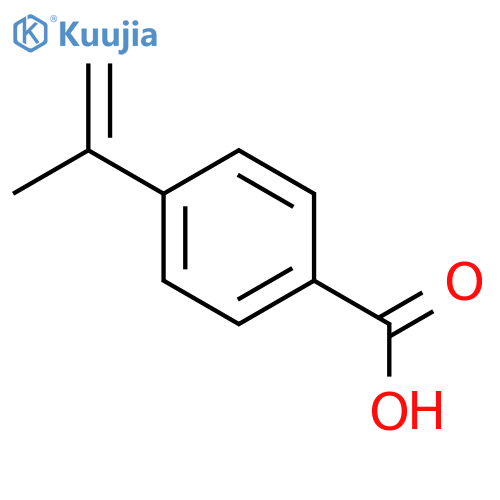 Benzoic acid,4-(1-methylethenyl)- structure