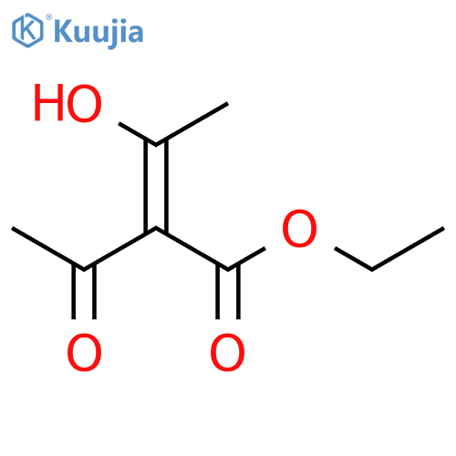 Ethyl 2-Acetyl-3-hydroxy-2-butenoate structure