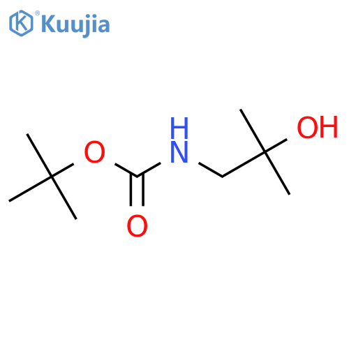 Tert-Butyl 2-hydroxy-2-methylpropylcarbamate structure