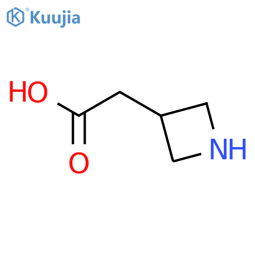 2-(azetidin-3-yl)acetic acid structure