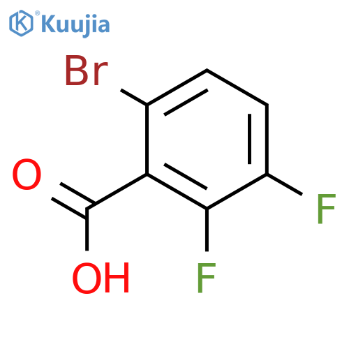6-Bromo-2,3-difluorobenzoic acid structure
