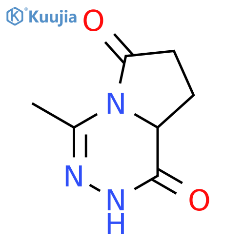 Pyrrolo[1,2-d][1,2,4]triazine-1,6(2H,7H)-dione,8,8a-dihydro-4-methyl-, (S)- (9CI) structure