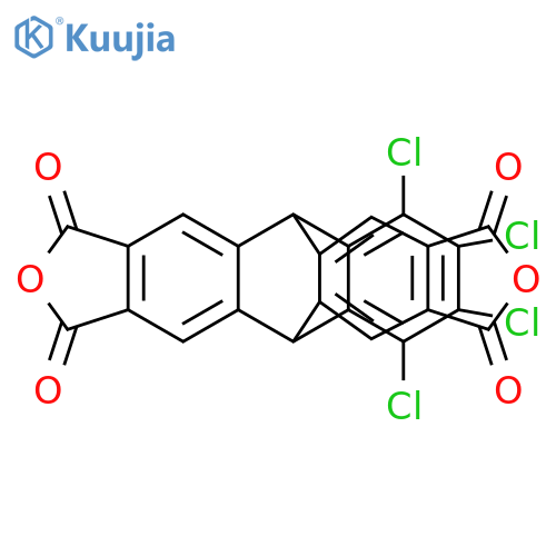 5,11[1',2']-Benzeno-1H,3H-anthra[2,3-c:6,7-c']difuran-1,3,7,9-tetrone, 15,16,17,18-tetrachloro-5,11-dihydro- structure