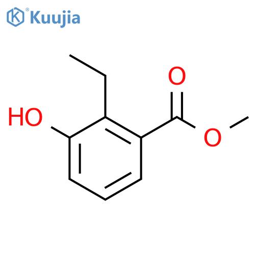Methyl 2-ethyl-3-hydroxybenzoate structure