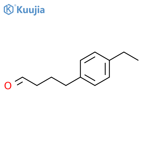 Benzenebutanal, 4-ethyl- structure