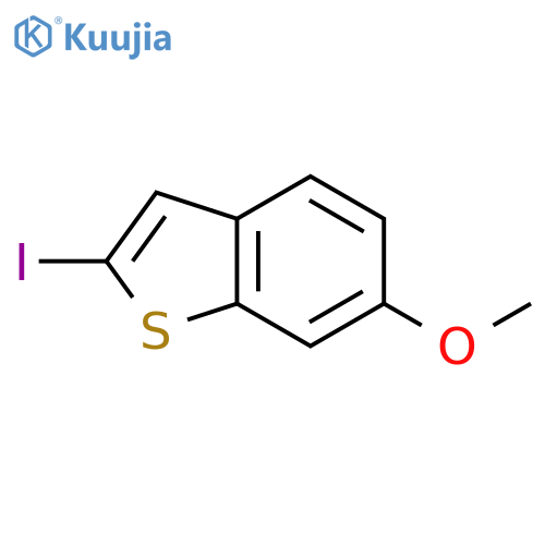 Benzobthiophene, 2-iodo-6-methoxy- structure