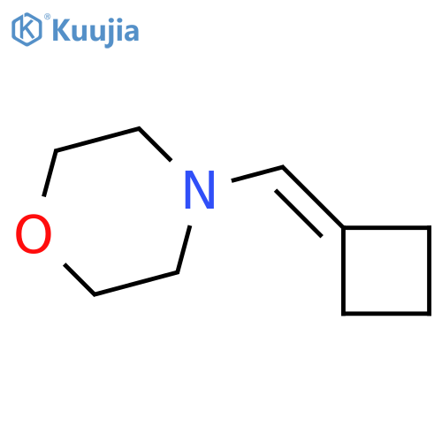 Morpholine,4-(cyclobutylidenemethyl)- structure