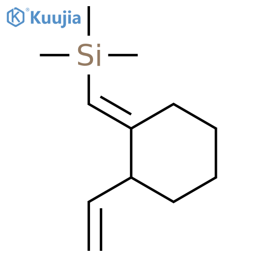 Silane, [(2-ethenylcyclohexylidene)methyl]trimethyl- structure