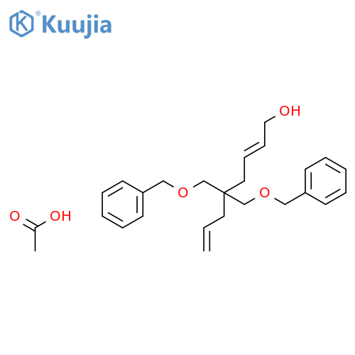 2,7-Octadien-1-ol, 5,5-bis[(phenylmethoxy)methyl]-, acetate structure
