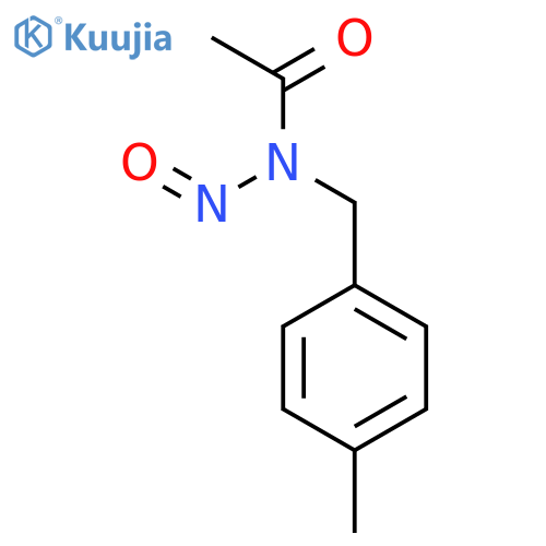 Acetamide, N-[(4-methylphenyl)methyl]-N-nitroso- structure