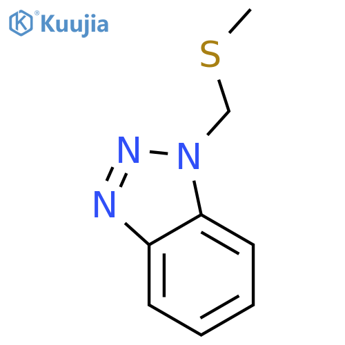 1-(Methylsulfanylmethyl)benzotriazole structure