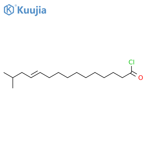 11-Pentadecenoyl chloride, 14-methyl- structure