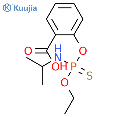 Benzoic acid, 2-[[ethoxy[(1-methylethyl)amino]phosphinothioyl]oxy]- structure