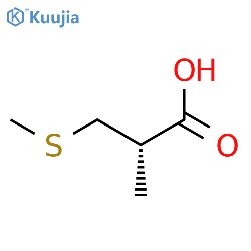 Propanoic acid, 2-methyl-3-(methylthio)-, (2S)- structure
