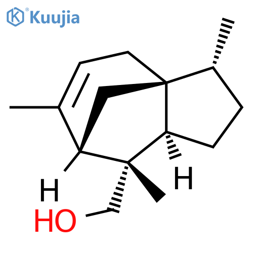 1H-3a,7-Methanoazulene-8-methanol,2,3,4,7,8,8a-hexahydro-3,6,8-trimethyl-, (3R,3aS,7S,8R,8aR)- structure