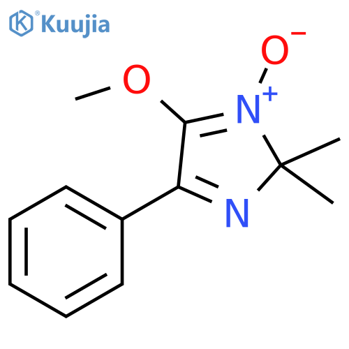 2H-Imidazole, 4-methoxy-2,2-dimethyl-5-phenyl-, 3-oxide structure