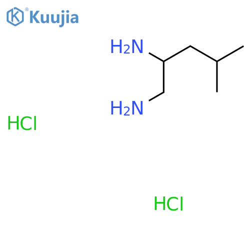 1,2-Diamino-4-methylpentane dihydrochloride structure